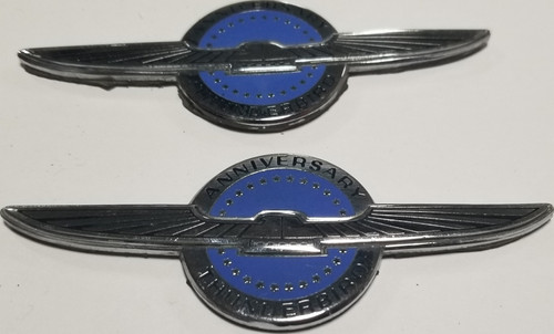 Thunderbird SC 1990 35th Anniversary Thunderbird Fender Badge Set