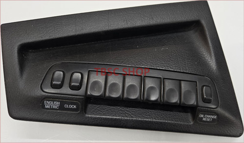 1993 1994 1995 1996 Lincoln Mark VIII Vehicle Maintenance Monitor Switch Bezel Black