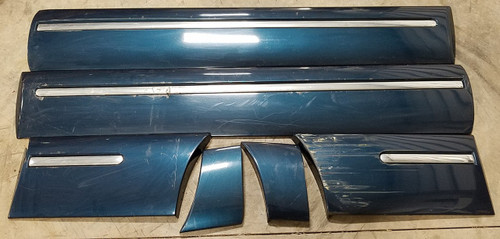 1996 1997 Thunderbird Cougar Exterior Molding Set Blue Grade C