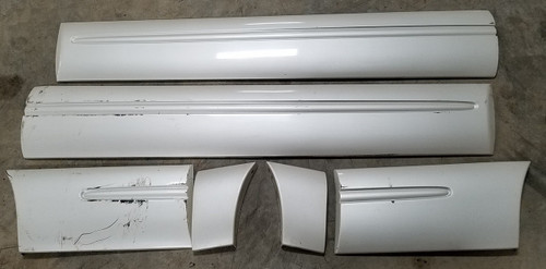 1996 1997 Thunderbird Cougar Exterior Molding Set White Grade C1