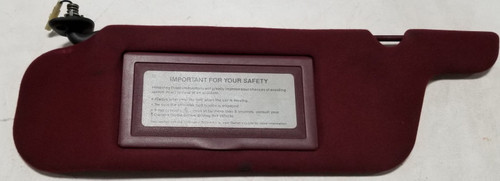 1989 1990 1991 1992 1993 Thunderbird Cougar Sun Visor LH Red