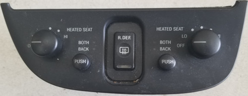 1997 1998 Lincoln Mark VIII Seat Heat Control with Defrost Switch Assembly