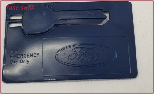 1989-1997 Explorer Taurus Thunderbird Cougar Emergency Wallet Key Blank