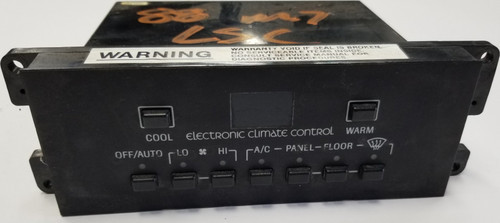 1988 1989 Lincoln Mark 7 VII Electronic Climate Control HVAC Controller