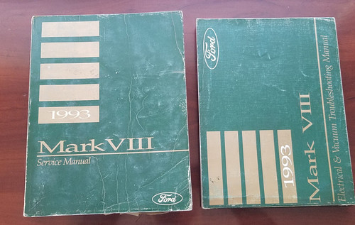 1993 Lincoln Mark VIII Electrical Vacuum & Service Manual Set FPS-12192-93