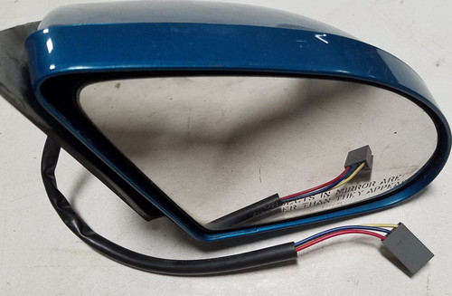 Side View Exterior Door Mirror RH Blue 1989 90 91 92 93 94 95 96 1997 Thunderbird Cougar Grade B