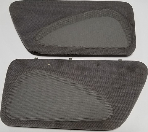 Rear Speaker Cover Set Gray Stripes 1994 1995 Thunderbird Cougar Grade B