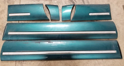 1996 1997 Thunderbird Cougar Exterior Molding Set Green Grade C