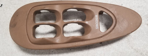 1995 1996 1997 LINCOLN CONTINENTAL LH Power Window Switch Plate Tan