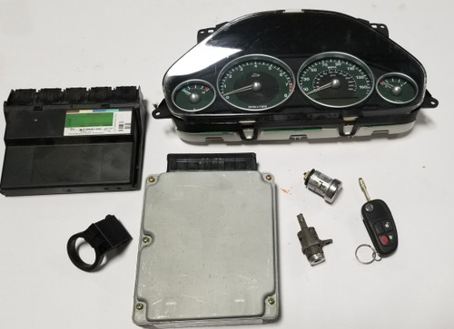 2003 JAGUAR X-TYPE 2.5L V6 AT ENGINE Cluster COMPUTER KIT OEM 1X43-10K975-CA