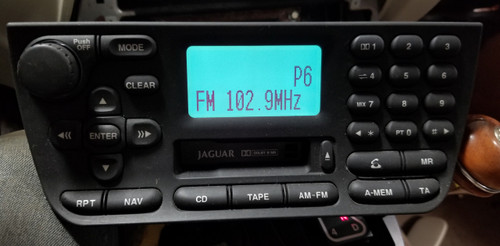 1998 to 2003 JAGUAR XJ8 XJ8L VDP RADIO CASSETTE PLAYER NAV LNF4100AA