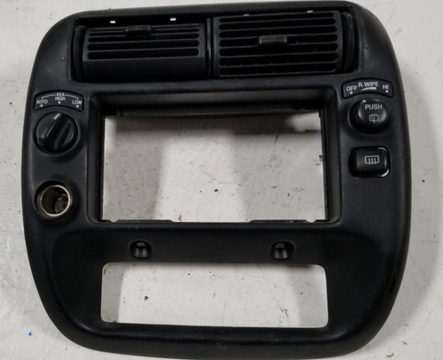 1995-2004 EXPLORER Mountaineer RADIO DASH VENT TRIM BEZEL BLACK 4x4 HiLo Defrost