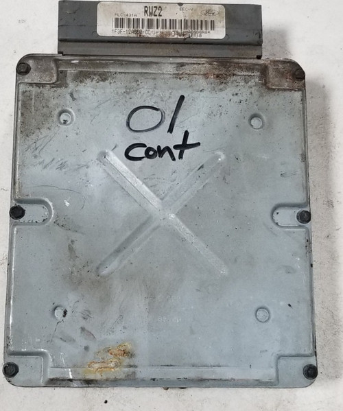2001 2002 Lincoln Continental Engine Computer ECU 1F3F-12A650-CC EEC-V RWZ2