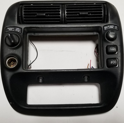 1995-2004 FORD EXPLORER Normal Ride RADIO DASH VENT TRIM BEZEL BLACK 4x4 Fog Def
