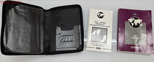 1997 Ford Ranger Owners Manual Set with Case