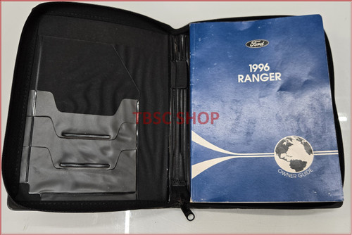 1996 Ford Ranger Owners Manual with Case