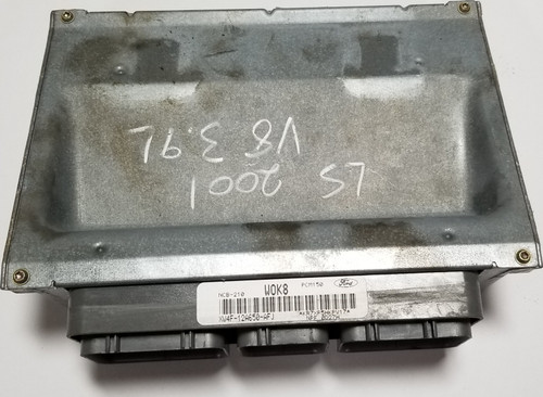 2001 LINCOLN LS XW4F-12A650-AFJ ECU ENGINE COMPUTER V8 3.9L COMPUTER MODULE ECM