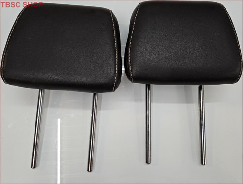 2009 10 11 2012 FORD FLEX 2ND ROW HEADREST 2 Pack Black Leather