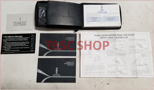 1995 Lincoln Town Car Owners Manual Original with Case