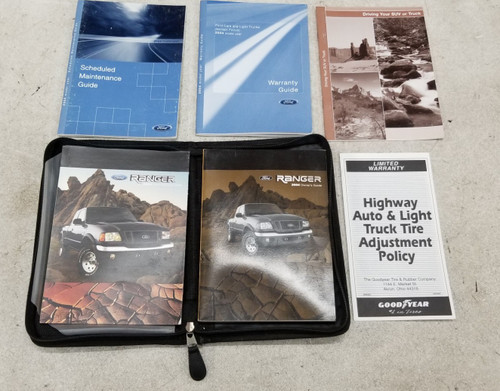 2004 Ford Ranger owners manual Set with case Ford OEM