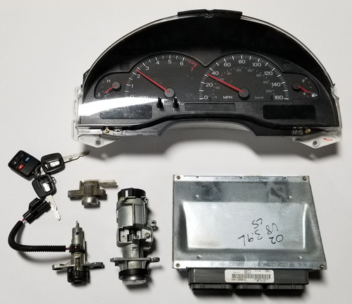 2002 LINCOLN LS Computer 3.9L V8 Key Ignition Trunk Cluster Kit 2W4A-12A650-DD PCM SEC3