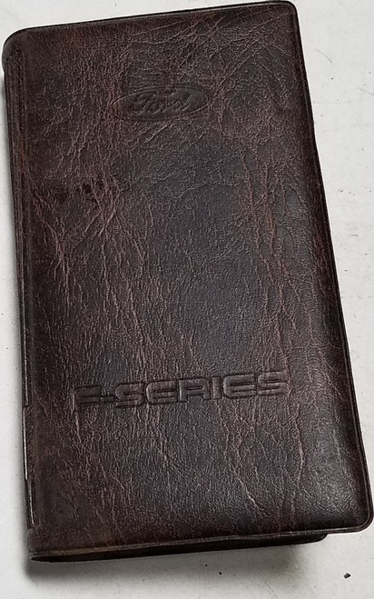 1995 Ford F-Series Owners Manual Cover with inserts