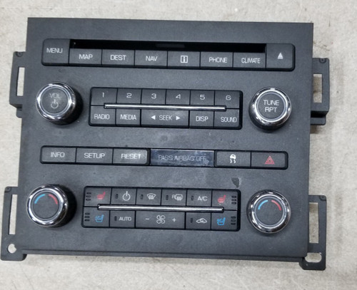 09 10 11 12 Lincoln MKS Radio Navigation GPS Control Panel 8A5T-18A802-DKW
