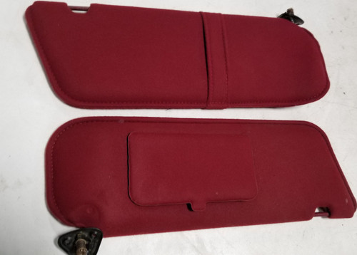 1989 to 2006 FORD RANGER Sun Visor Set Red Ford OEM