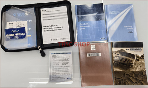2010 Ford Ranger Owners Manual Set with Case Ford OEM