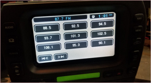 2002 03 04 05 06 07 2008 JAGUAR X-TYPE INFORMATION DISPLAY SCREEN MONITOR 1X4310E889AE
