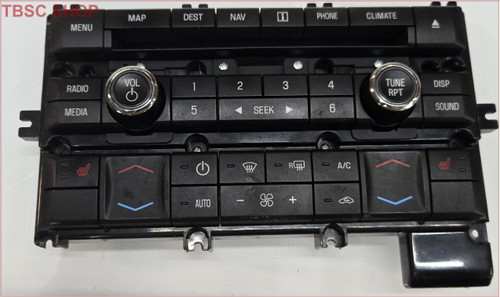 2009 10 11 2012 FORD FLEX Navigation Radio Climate Control A/C AA8T-18A802-BA