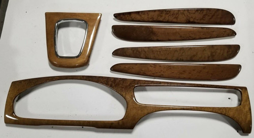 2003 Jaguar X-Type X Type Dash Door Wood Trim Bezel Set 6 Pieces