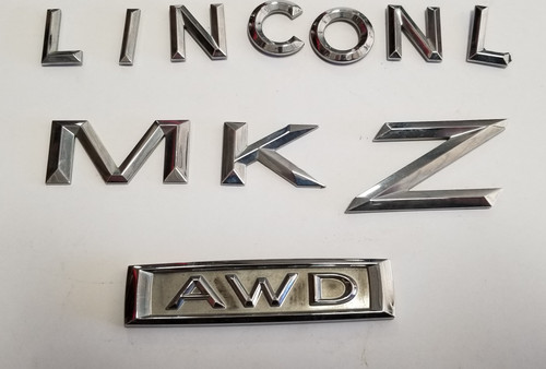 2010 2011 2012 MKZ TRUNK LID Lincoln and MKZ AWD Emblem