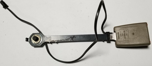 1998 1999 2000 Jaguar XJ8 VDP XJR Front LH Seat Belt Clip AGD Oatmeal HNC7012AD