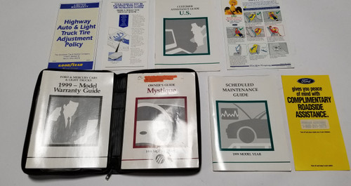 1999 MERCURY MYSTIQUE Owners Manual Collection with Case Ford OEM