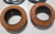 1997 to 2006 Jaguar XK8 Coil Spring Insulator Rear Upper Set of 2 OEM