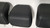 2008 to 2012 Land Rover LR2 Rear Seat Leather Head Rest Black 3 Pack