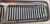 1995 1996 1997 Jaguar XJ6 XJ12 Radiator Front Grill Grille with Emblem
