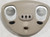 1997 to 2002 Jaguar X100 XK8 XKR OVERHEAD CONSOLE MAP DOME READING LIGHT HOMELINK