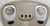 1997 to 2002 Jaguar X100 XK8 XKR OVERHEAD CONSOLE MAP DOME READING LIGHT HOMELINK