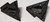 1979 to 1986 Mustang Exterior Manual Side View Door Mirror Trim Panel Set