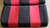 Seat Cover Set Red Black Front and Rear 1996 1997 Thunderbird Cougar