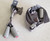 1997 1998 Lincoln Mark VIII Seat Belt Set Light Graphite Z2 D2