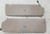 1995 1996 1997 JAGUAR XJR XJ6 XJ12 Sun Visor  Vanity Mirror Set TAN SDC