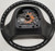 1998 99 00 01 2002 Lincoln Continental Steering Wheel Black Gray