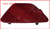 1995 1996 1997 Jaguar XJ6 XJR XJ12 Gas Tank Filler Door Lid Red