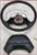 1993 1994 Ford Ranger Steering Wheel Black Rubber with Horn Pad