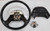 1993 1994 Ford Ranger Steering Wheel Black Rubber with Horn Pad
