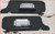 1999 00 01 2002 FORD MUSTANG Sun Visor Set Black Cloth Lighted