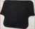 2004 to 2009 Jaguar XJ8 Vanden Plas Rear Carpet Floor Mat Set Black